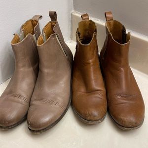 2 pair of olukai ankle boots!